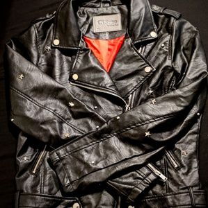 NWOT Ci Sino Faux Leather Jacket